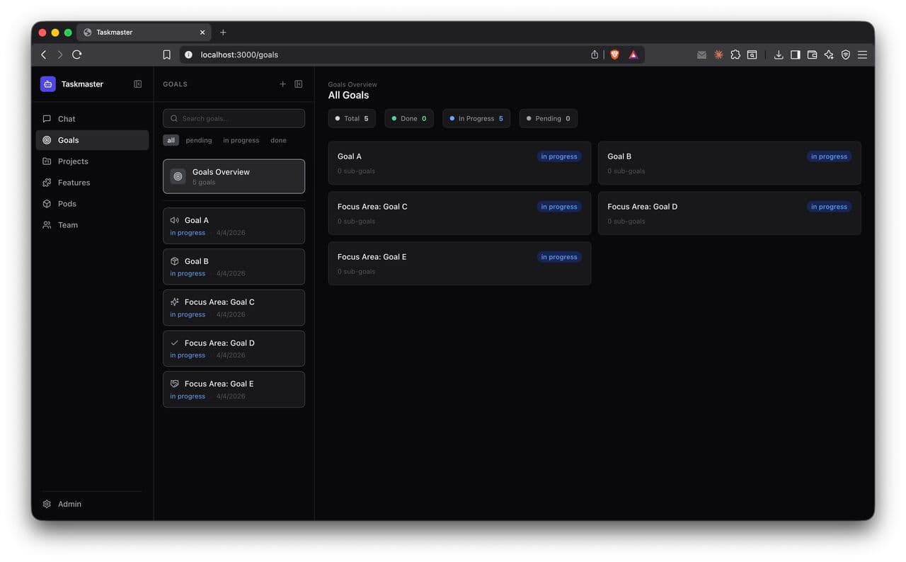 Taskmaster screenshot